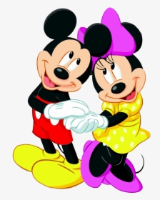 Mickey & Minnie Clipart - Mickey Mouse Dan Minnie Mouse, HD Png Download, Free Download