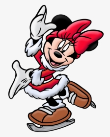 Transparent Minnie Mouse Silhouette Png - Minnie Mouse Christmas Drawing, Png Download, Free Download