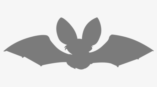 Bat Silhouette Icon - Silhouette Cartoon Bat Outline, HD Png Download, Free Download