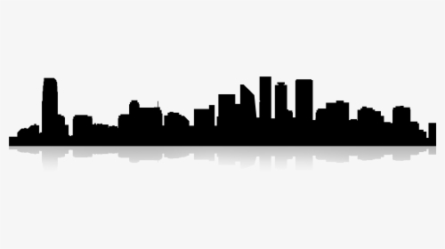 City Skyline Silhouette - City Skyline Silhouette Transparent, HD Png Download, Free Download