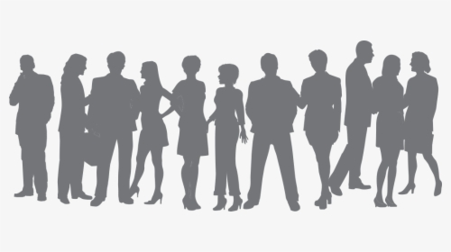 Harnessing The Power Of Millennials In The Workplace - Grey Silhouette People Png, Transparent Png, Free Download