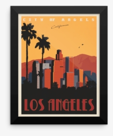 Los Angeles Travel Poster, HD Png Download, Free Download