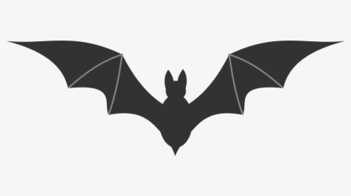 Bat, Icon, Symbol, Black, Silhouette, Spooky, Horror - Transparent Background Bat Icon, HD Png Download, Free Download
