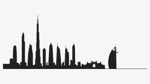 Transparent Nyc Skyline Clipart - Dubai Skyline Png, Png Download, Free Download