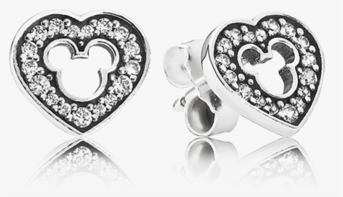 Dis, Mickey Silhouette - Pandora Mickey Silhouette Earrings, HD Png Download, Free Download
