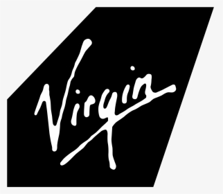Transparent Virgin Logo Png - Virgin Airlines Logo Black, Png Download, Free Download
