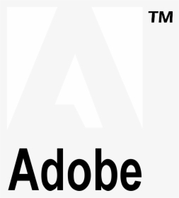 Adobe Logo Black And White - Adobe Logo White Png, Transparent Png, Free Download