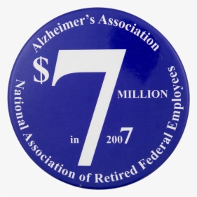 Alzheimer"s Association 7 Million - Emblem, HD Png Download, Free Download