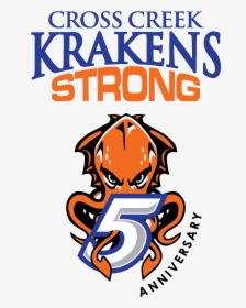 Cross Creek Krakens Swim Team Logo - Poster, HD Png Download, Free Download