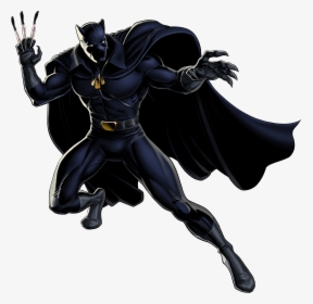 Marvel Black Panther Png - Avengers Black Panther Cartoon, Transparent Png, Free Download