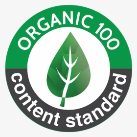 Organic 100 Content Standard Logo, HD Png Download, Free Download