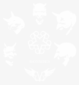 Black Veil Brides Logo Compilation Png By - Johns Hopkins White Logo, Transparent Png, Free Download
