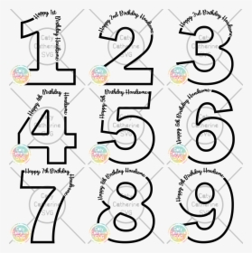 Privacy Policy - Circle - Birthday Number 1 Svg, HD Png Download, Free Download