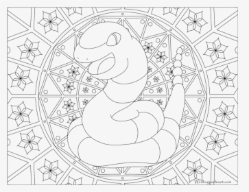 Adult Pokemon Coloring Page Ekans - Transparent Png Colouring Pages, Png Download, Free Download