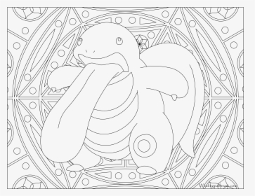#108 Lickitung Pokemon Coloring Page - Adult Coloring Pages Pokemon, HD Png Download, Free Download