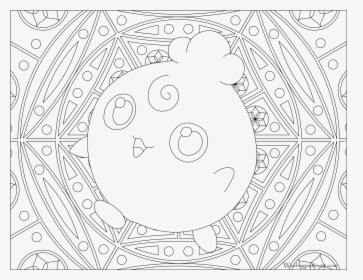Click To See Printable Version Of Togepi Coloring Page - Pokemon Adult Coloring Pages, HD Png Download, Free Download