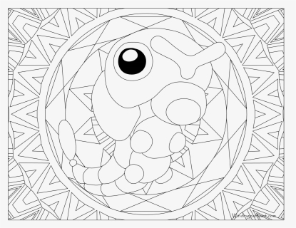 Adult Pokemon Coloring Page Caterpie - Articuno Pokemon Coloring Page, HD Png Download, Free Download