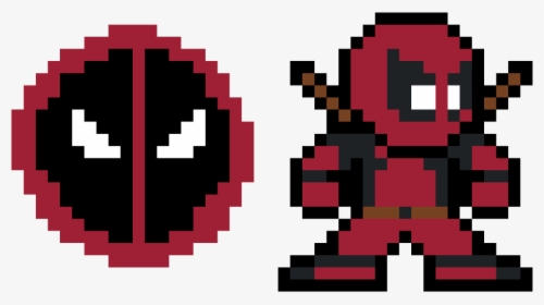 #deadpool #marvel #8bits #symbol #pixelart - Deadpool Pixel Art Gif, HD Png Download, Free Download