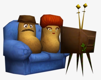 Couch-potatoes - Couch Potato Wizard101, HD Png Download, Free Download