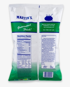 Martins Sea Salt Chips Nutrition Facts, HD Png Download, Free Download
