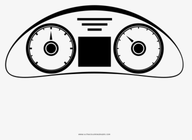 Dashboard Drawing Car, HD Png Download, Free Download
