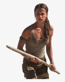 Transparent Lara Croft Png - Alicia Vikander Tomb Raider, Png Download, Free Download