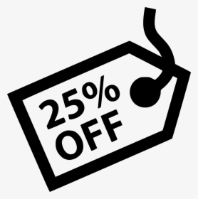 Twenty Five Percent Shop - 25 Off Icon Png, Transparent Png, Free Download