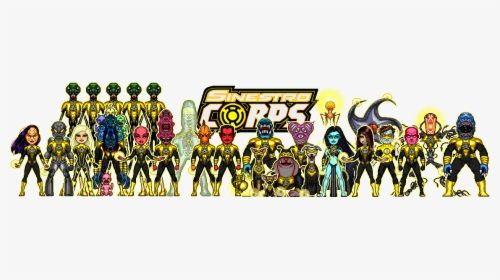 Sinestrolanterncorps Richb - Sinestro Corps Microheroes, HD Png Download, Free Download