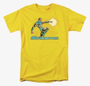 Sinestro Dc Comics T-shirt - Yellow Rangers T Shirts Mighty Morphin Power Rangers, HD Png Download, Free Download