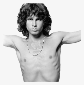 Jim Morrison Wearing Necklace - Jim Morrison, HD Png Download, Free Download