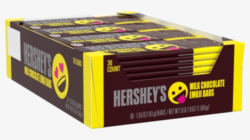 Image Of Hershey"s Milk Chocolate Emoji Bars, 36-pack - Hershey Company, HD Png Download, Free Download