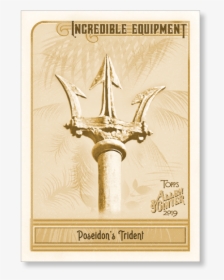 Poseidon"s Trident 2019 Topps Allen & Ginter Oversized - Melee Weapon, HD Png Download, Free Download