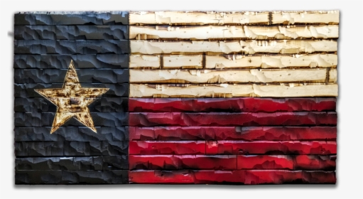 Texas State Flag Rustic Wood Decor 59x29"  Class="lazyload - Plank, HD Png Download, Free Download