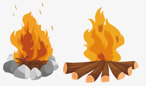 Wood Fire Png - Campfire Png, Transparent Png, Free Download