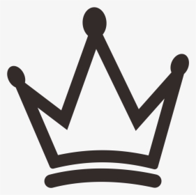 Crown Black And White Png - Black And White Crown, Transparent Png, Free Download