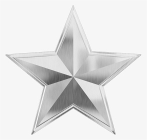 Silver Star Png, Transparent Png, Free Download