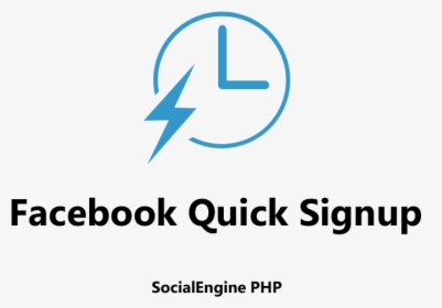 Quick Signup Facebook - Facebook, HD Png Download, Free Download