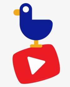 Kurz Gezagt-style Bird On Youtube Logo - Kurzgesagt Logo Transparent, HD Png Download, Free Download