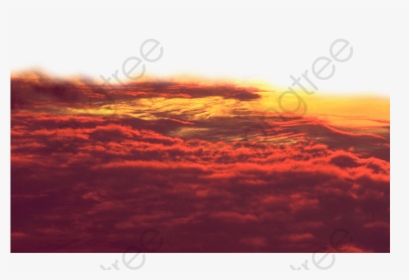 Inky Clouds Filled The Sky - Sunset Clouds Png, Transparent Png, Free Download