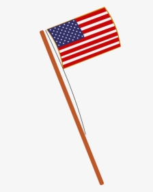 Illustration Of American Flag - American Flag Drawing Small, HD Png Download, Free Download