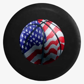 American Flag Basketball - Circle, HD Png Download, Free Download