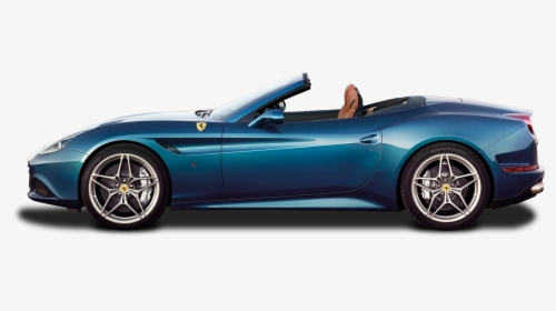 Sports Car Png Free Images - 2015 Ferrari California T Blue, Transparent Png, Free Download
