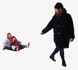 In The Snow Png Image - People Cut Out Winter, Transparent Png, Free Download