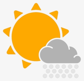 Weather Snow Icon - Sunny Weather Icon Png, Transparent Png, Free Download