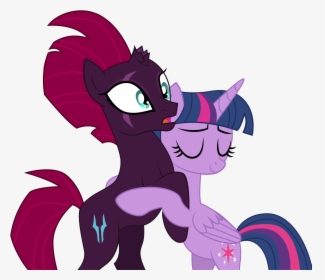 Dragonchaser123, Couple, Female, Hug, Lesbian - Mlp Twilight Sparkle And Tempest Shadow, HD Png Download, Free Download