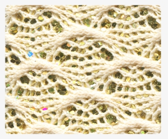 51 Knitted Beige Sparkle -stiletto - Motif, HD Png Download, Free Download