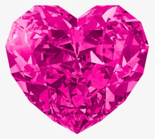 Diamond Heart Png Transparent - Pink Diamond Heart Png, Png Download, Free Download