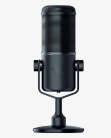 Recording Microphone With Stand Png - Razer Seiren Elite Rear, Transparent Png, Free Download