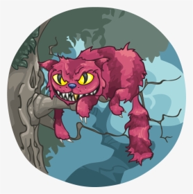 Transparent Cheshire Cat Png - Cartoon, Png Download, Free Download