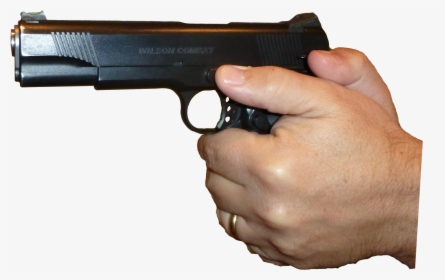 Hand Holding Gun Png - Transparent Background Gun Hand Transparent, Png Download, Free Download